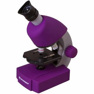 Микроскоп Bresser Junior 40x-640x, фиолетовый, фото 1