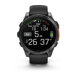 Часы Garmin Fenix 8 47mm AMOLED Slate Grey Steel Balck Sln (010-02904-09G), фото 8