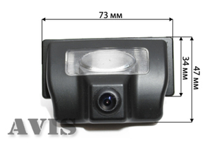 CCD штатная камера заднего вида AVEL AVS321CPR для NISSAN TEANA / TIIDA SEDAN (#064)