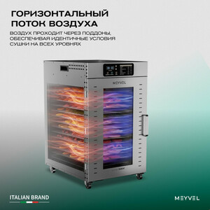 Дегидратор Meyvel MDH18-1S (Нержавеющая Сталь), фото 15