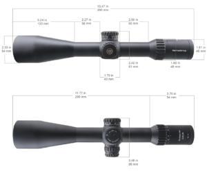 Оптический прицел Vector Optics Continental X6 5-30x56 Ranging FFP, сетка VEC-MBR Mil, 34 мм, азотозаполненный, с подсветкой (SCFF-41), фото 9