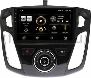 Штатная магнитола LeTrun 4166-9246 для Ford Focus III 2011-2018 (тип 2) на Android 10 (4G-SIM, 3/32, DSP, QLed), фото 1