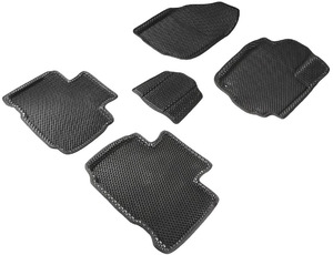 Коврики EVA 3D ромб Seintex для Ford C-MAX 2003-2010-н.в. (черные, 95368), фото 2