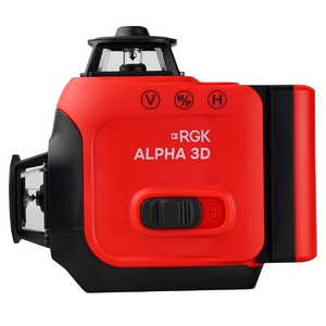 Лазерный уровень RGK ALPHA 3D с зелёным лучом, фото 4
