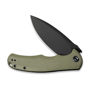 Складной нож CIVIVI Praxis 9Cr18MoV Steel Black Stonewashed Handle G10 OD Green, фото 4