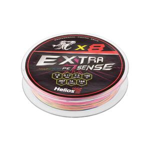 Шнур Extrasense X8 PE Multicolor 150m 1.0/16LB 0.17mm (HS-ES-X8-1/16LB) Helios