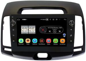 Штатная магнитола LeTrun BPX609-9077 для Hyundai Elantra IV (HD) 2006-2011 (темно-серая) на Android 10 (4/64, DSP, IPS, с голосовым ассистентом, с крутилками), фото 1