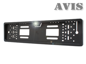 Камера заднего вида в рамке номерного знака AVEL AVS388CPR CCD с LED подсветкой, фото 2