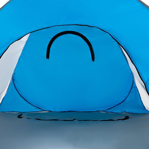 Палатка зимняя автомат 1,8*1,8 бело-голубая дно на молнии (PR-D-TNC-038-1.8) Premier Fishing, фото 6