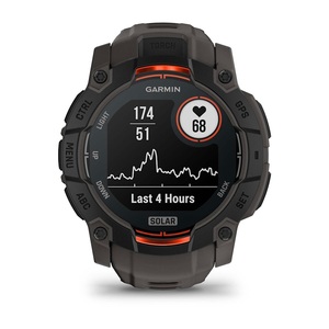 Часы Garmin Instinct 3 50mm Solar Black with Charcoal Silicone (010-02935-40G), фото 6