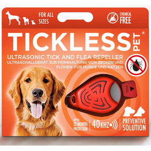 Отпугиватель клещей ультразвуковой для домашних животных TickLess Pet (бежевый), фото 4