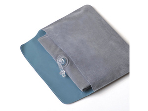 Подушка для путешествий надувная Travel Blue Neck Pillow, (220), цвет серо-синий, фото 4