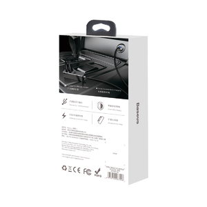 Автомобильное зарядное устройство Baseus Enjoy Together Four Interfaces Output Patulous Car Charger 5.5A Black, фото 9