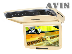 Потолочный автомобильный монитор 10.2" со встроенным DVD плеером AVEL AVS1029T (Бежевый), фото 2