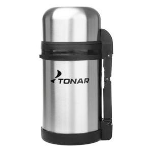 Термос (HS.TM-010) 1000ML (дополн.пласт.чашка, скл.ручка, ремень) TONAR, фото 1