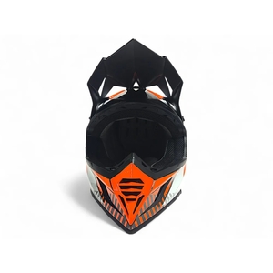 Шлем AiM RH855(Fiber Glass) TONDO глянцевый Orange/Black/White XXXL, фото 6