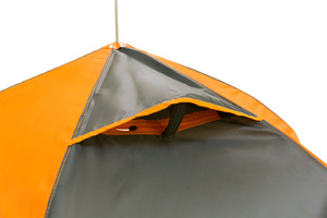 Палатка для зимней рыбалки Митек Омуль-2 (оранжевый/хаки-бежевый), фото 2