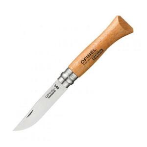 Нож Opinel №6, углеродистая сталь, рукоять из дерева бука, фото 1