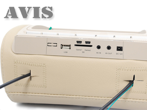 Подголовник со встроенным DVD плеером и LCD монитором 8" AVEL AVS0811T (бежевый), фото 2