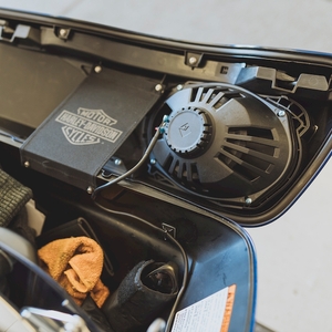 Динамики Rockford Fosgate TMS69BL14 для установки в штатные кофры мотоцикла Harley-Davidson, фото 10