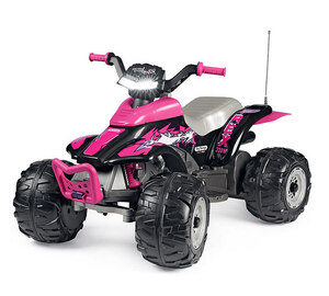 Детский электроквадроцикл Peg-Perego Corral T-Rex 330W Pink, фото 1