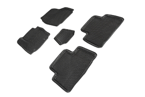 Коврики EVA 3D ромб Seintex для Ford Galaxy 2006-2015-н.в. (черные, 95366)