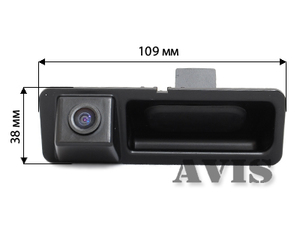 CCD штатная камера заднего вида AVEL AVS321CPR для BMW 3/5 (#009), интегрированная с ручкой багажника, фото 2
