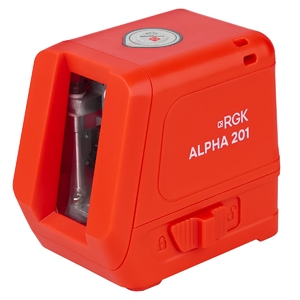Лазерный уровень RGK ALPHA 201 с красным лучом, фото 1