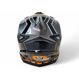 Шлем AiM JK802S глянцевый Orange/Grey/Black S, фото 4