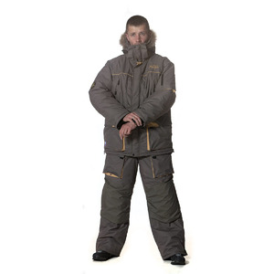 Костюм рыболовный зимний Canadian Camper SIBERIA (куртка+брюки) цвет stone, XXL, фото 2