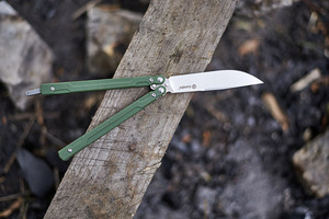 Нож-бабочка Ganzo G766-GR, зеленый, фото 8