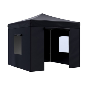 Тент-шатер быстросборный Helex 4332 3x3х3м полиэстер черный, фото 1
