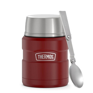 Термос для еды Thermos с ложкой SK3000 MRR (0,47 литра), красный