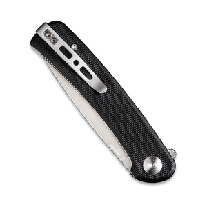 Складной нож SENCUT Neches 10Cr15CoMoV Steel Satin Handle G10 Black, фото 5