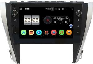 Штатная магнитола LeTrun BPX410-1027 для Toyota Camry V55 2014-2018 на Android 10 (4/32, DSP, IPS, с голосовым ассистентом, с крутилками) (для авто с камерой, JBL)