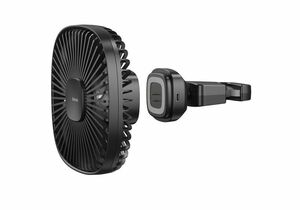 Магнитный вентилятор заднего для сиденья Baseus Natural Wind Magnetic Rear Seat Fan Black, фото 4