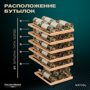Винный шкаф Meyvel MV31BIG-KBT1, фото 11