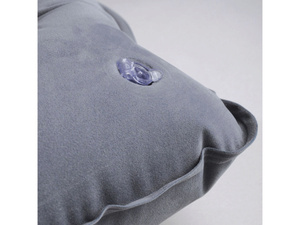 Подушка для путешествий надувная Travel Blue Neck Pillow, (220), цвет серо-синий, фото 3