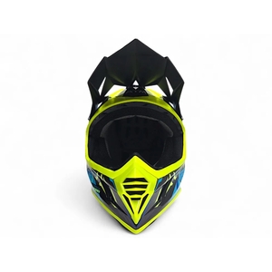 Шлем AiM RH855 Carbon RAZOR Yellow/Blue глянцевый S, фото 6