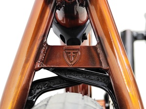 Велосипед BMX Tech Team Millennium 20"х20,4" оранжевый 2024, фото 5