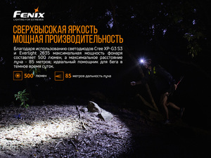 Налобный фонарь Fenix HL18RW черный, фото 4