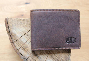 Бумажник Klondike John, коричневый, 11,5x9 см, фото 9