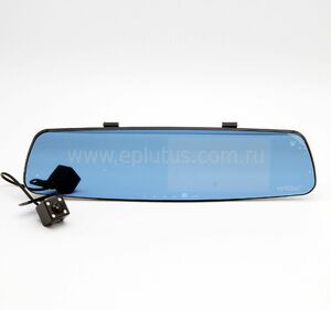 Регистратор в виде зеркала с 2 камерами EPLUTUS D05, фото 1