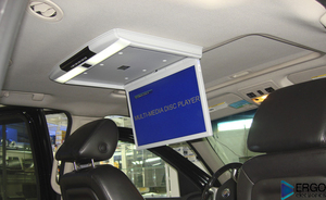 Автомобильный потолочный монитор 17.3" со встроенным Full HD медиаплеером ERGO ER17S (серый), фото 3