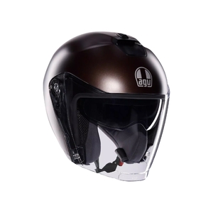 Шлем AGV ETERES E2206 матовый Mono Matt Pregiato Bronze L, фото 1