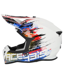 Шлем Acerbis LINEAR 22-06 White/Blue/Red (S), фото 3