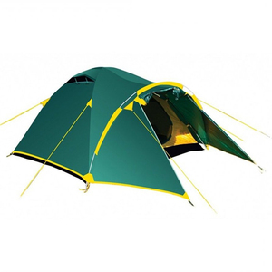 Палатка LAIR 4 V2 зеленый (TRT-40) TRAMP