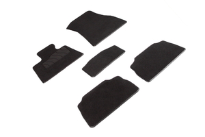 Ворсовые LUX коврики в салон Seintex для BMW X6 G06 2020-н.в. (черные, 94972), фото 1