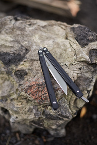 Нож-бабочка Ganzo G766-BK, черный, фото 12