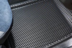 Коврики EVA 3D ромб Seintex для Nissan Almera IV 2013 (черные, 95234), фото 3